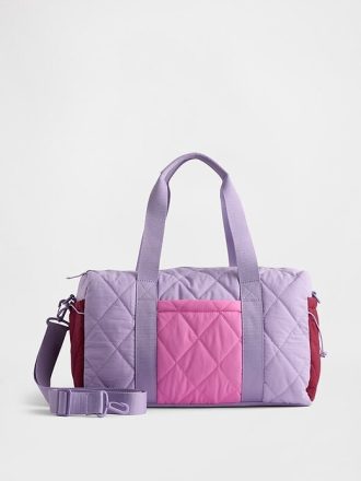 Geantă Matlasată Colorblock pentru copii Geantă Matlasată Colorblock pentru copii