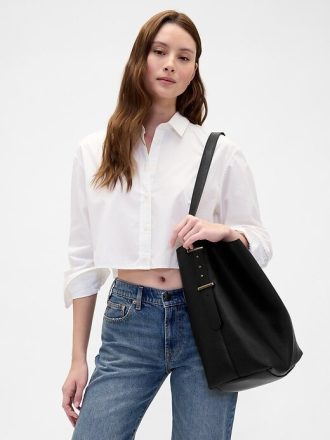 Geantă tote din piele vegană