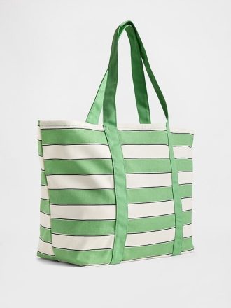 Geanta Tote Canvas Stripe Geanta Tote Canvas Stripe