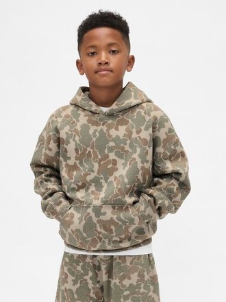 Hanocă Camo VintageSoft relaxată pentru copii
