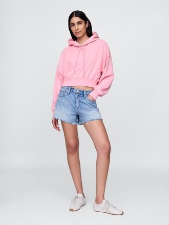 Hanocă crop oversize French Terry