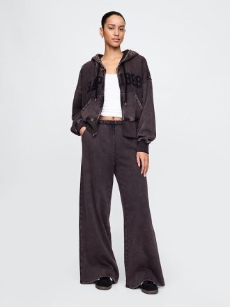 Pantaloni de sport cu picioare largi VintageSoft