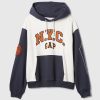 Hanocă cu capota cu logo NYC Hanocă cu capota cu logo NYC