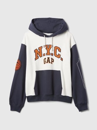 Hanocă cu capota cu logo NYC