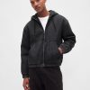 Hanocă cu fermoar căptușită cu Sherpa UltraSoft Denim