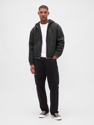 Hanocă cu fermoar căptușită cu Sherpa UltraSoft Denim