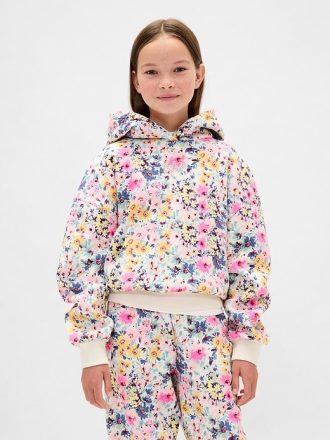 Hanocă cu glugă florală pentru copii VintageSoft