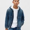 Hanocă din denim căptușită cu Sherpa pentru copii