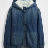 Hanocă din denim căptușită cu Sherpa pentru copii