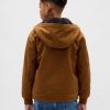 Hanocă din denim din pânză căptușită cu Sherpa pentru copii