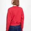 Hanorac crop French Terry cu greutate mare