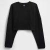 Hanorac crop supradimensionat French Terry Hanorac crop supradimensionat French Terry
