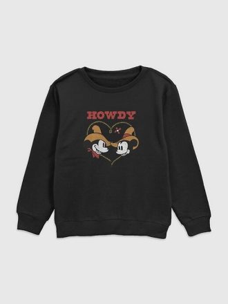 Hanorac cu gât roșu pentru copil mic Mickey și prieteni Hanorac cu gât roșu pentru copil mic Mickey și prieteni
