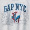Hanorac cu logo grafic VintageSoft Marvel pentru copii