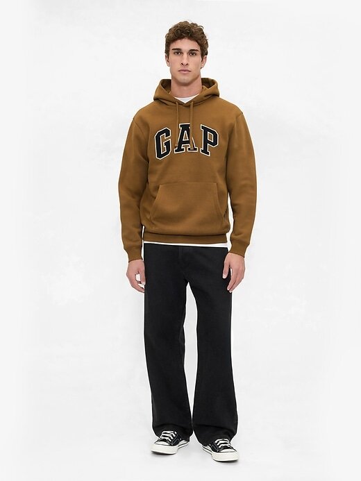 Hanorac cu logo VintageSoft Arch pentru adulți Hanorac cu logo VintageSoft Arch pentru adulți
