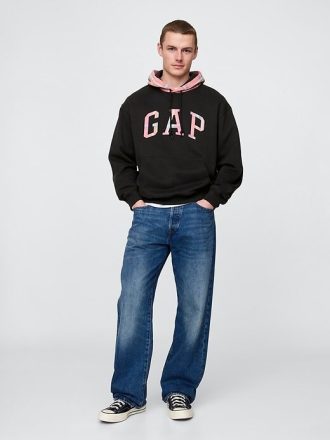 Hanorac cu logo VintageSoft Plaid Arch