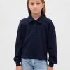 Hanorac polo cu dantelă din French Terry pentru copii Hanorac polo cu dantelă din French Terry pentru copii