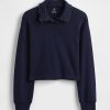 Hanorac polo cu dantelă din French Terry pentru copii Hanorac polo cu dantelă din French Terry pentru copii