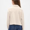 Hanorac polo cu dantelă din French Terry pentru copii Hanorac polo cu dantelă din French Terry pentru copii