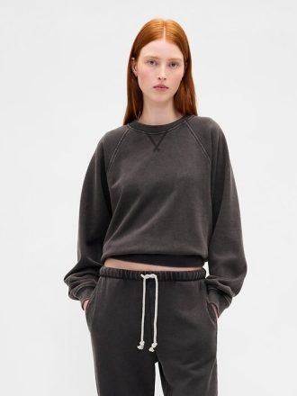 Hanorac raglan French Terry cu greutate mare