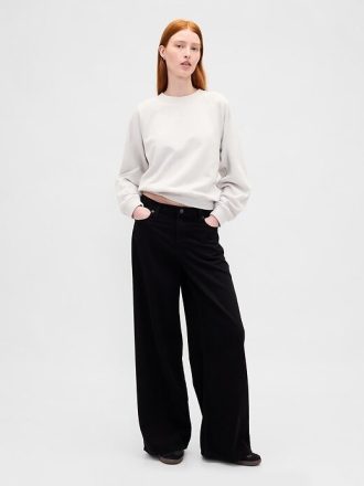 Hanorac raglan French Terry cu greutate mare