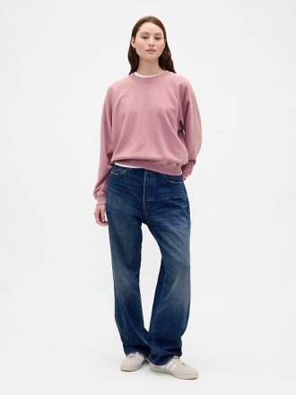 Hanorac raglan French Terry cu greutate mare