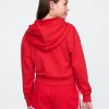 Hanorac VintageSoft Crop cu fermoar pentru copii Hanorac VintageSoft Crop cu fermoar pentru copii