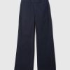 High Rise Stride Wide-Leg Glezna Kaki