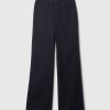 High Rise Stride Wide-Leg Glezna Kaki