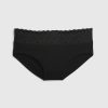 Hipster cu dantelă din bumbac elastic organic Hipster cu dantelă din bumbac elastic organic