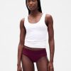 Hipster cu dantelă din bumbac elastic organic Hipster cu dantelă din bumbac elastic organic