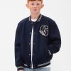 Jachetă bomber cu logo Varsity pentru copii