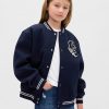Jachetă bomber cu logo Varsity pentru copii