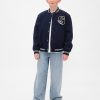 Jachetă bomber cu logo Varsity pentru copii