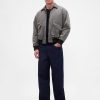 Jachetă bomber din twill spălat Jachetă bomber din twill spălat
