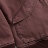 Jachetă bomber din twill spălat Jachetă bomber din twill spălat