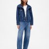 Jachetă Bubble supradimensionată din denim Jachetă Bubble supradimensionată din denim