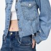 Jachetă Crop UltraSoft Icon Denim