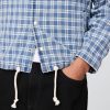 Jachetă de antrenore din denim check Jachetă de antrenore din denim check