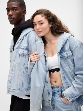 Jachetă de blugi supradimensionată Gap × BÉIS Jachetă de blugi supradimensionată Gap × BÉIS
