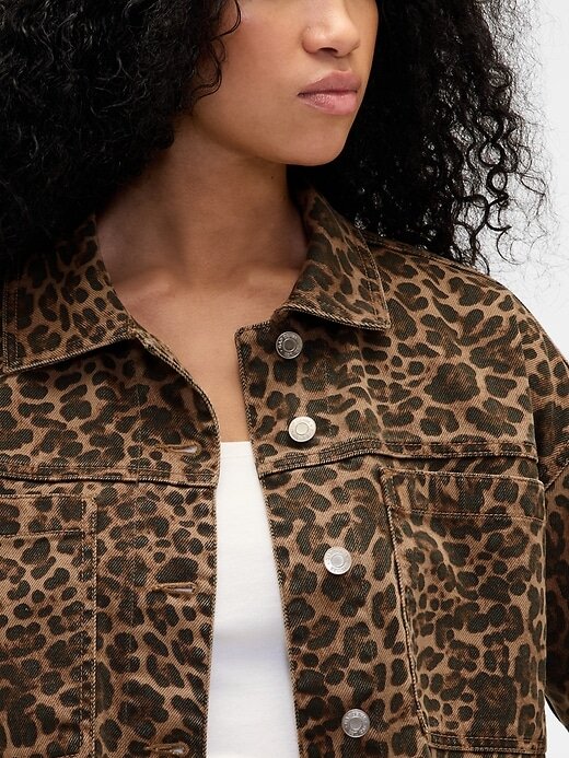 Jachetă din blugi UltraSoft Leopard Jachetă din blugi UltraSoft Leopard