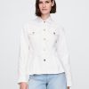 Jachetă din denim cinsată Jachetă din denim cinsată