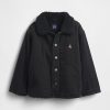 Jachetă din denim căptușită cu Sherpa pentru bebeluși și copii mici Jachetă din denim căptușită cu Sherpa pentru bebeluși și copii mici