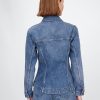 Jachetă din denim cu paragate Jachetă din denim cu paragate