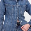 Jachetă din denim cu paragate Jachetă din denim cu paragate