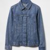 Jachetă din denim cu paragate Jachetă din denim cu paragate