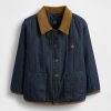Jachetă din denim matlasată pentru bebeluși și copii mici