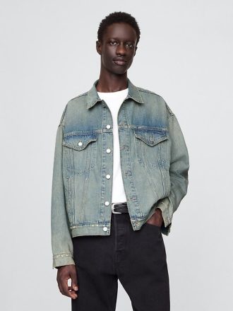 Jachetă Icon oversize din denim
