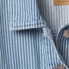 Jachetă Icon tăiată cu dungi UltraSoft Denim