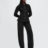 Jachetă Peplum denim Jachetă Peplum denim